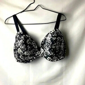 FREDERICKS‎ OF HOLLYWOOD  SIZE 40DD REMOVEABLE PADDING UNDERWIRE BACK HOOK